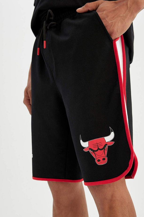 Fit Nba Chicago Bulls Regular Fit Kısa Paça Pamuklu Şort A3822ax23sm - 5