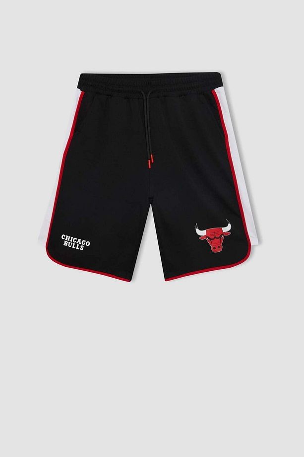 Fit Nba Chicago Bulls Regular Fit Kısa Paça Pamuklu Şort A3822ax23sm - 7