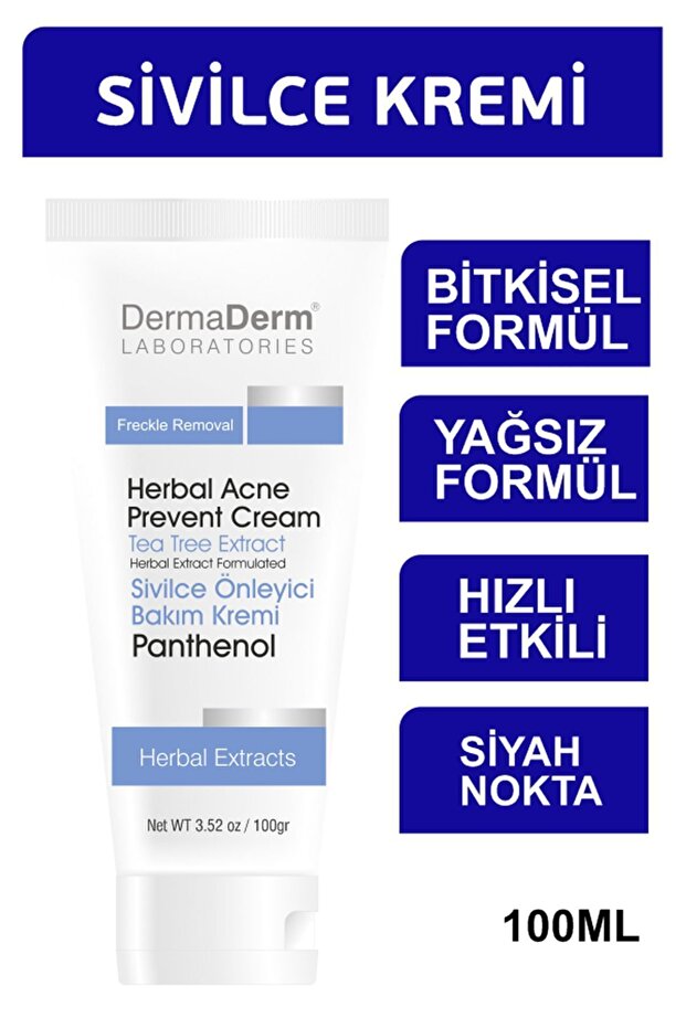 Sivilce, Siyah Nokta, Gözenek Ve Leke Karşıtı Nemlendirici Jel Krem 100ml - 1