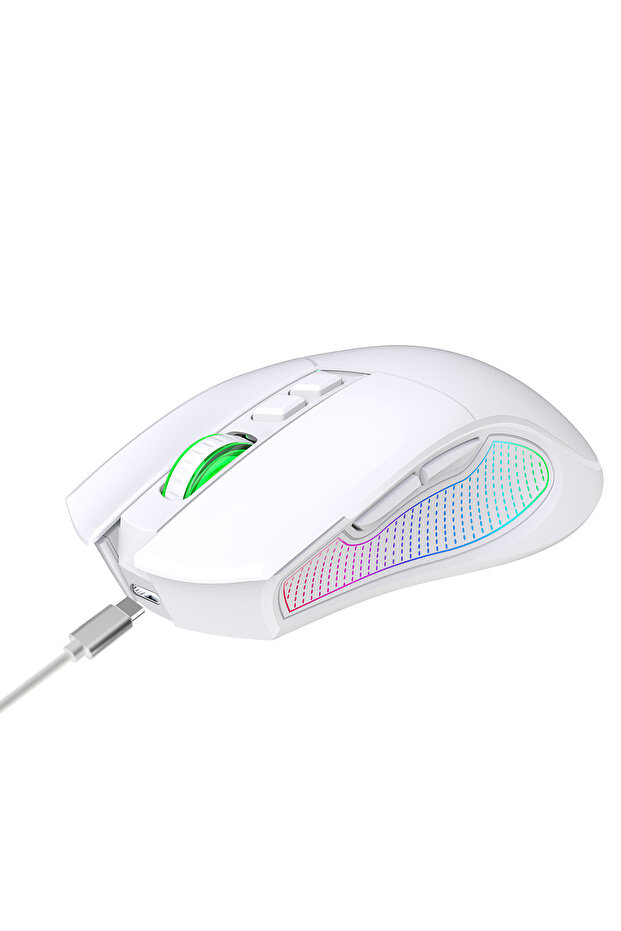 Crossfire Air V1 Kablosuz 10000 Dpi Pixart PMW3325 Sensör Chromatic RGB Kablosuz Gaming Mouse Beyaz - 2