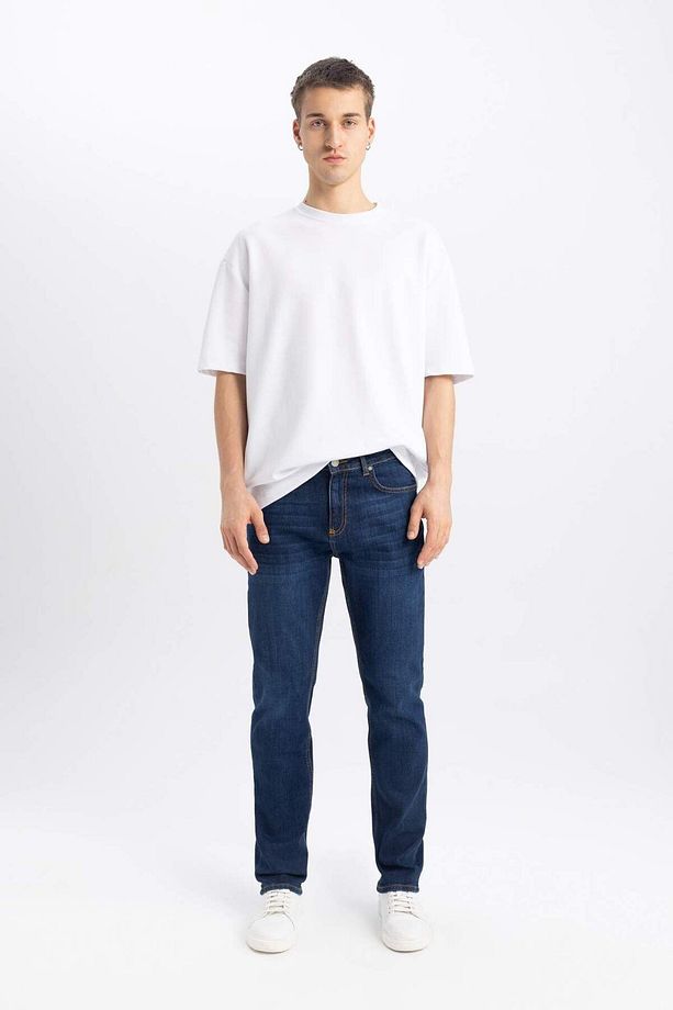 Sergio Regular Fit Normal Kalıp Normal Bel Boru Paça Jean Pantolon B0733ax23wn - 3