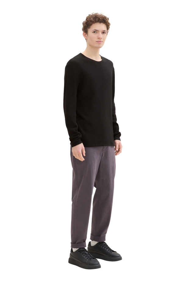 Structured Roll Edge Knit - 2