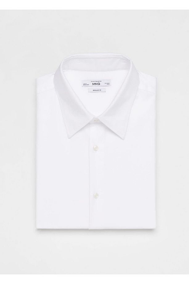 Regular fit kalıplı gömlek - 8