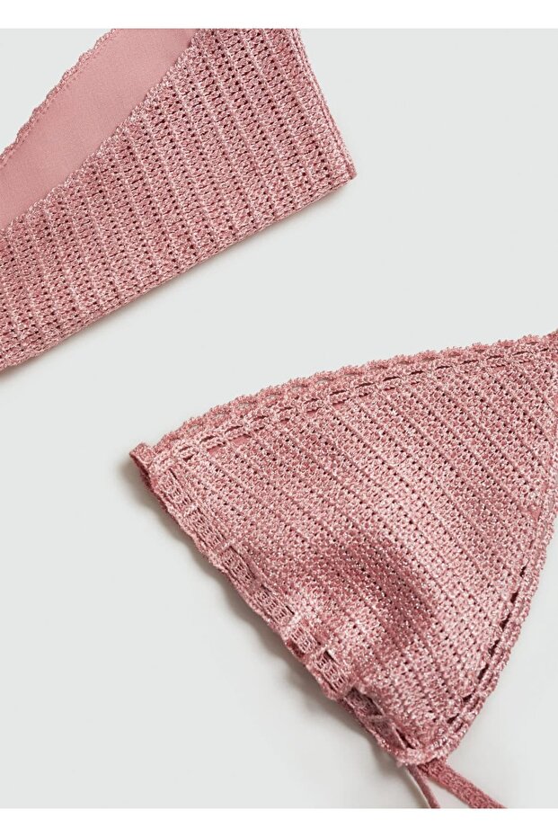 Metallic-Häkel-Bikinihose - 7