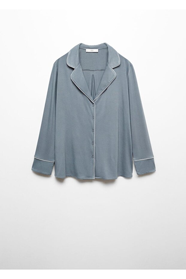 Fitilli Pijama Gömleğini - 3