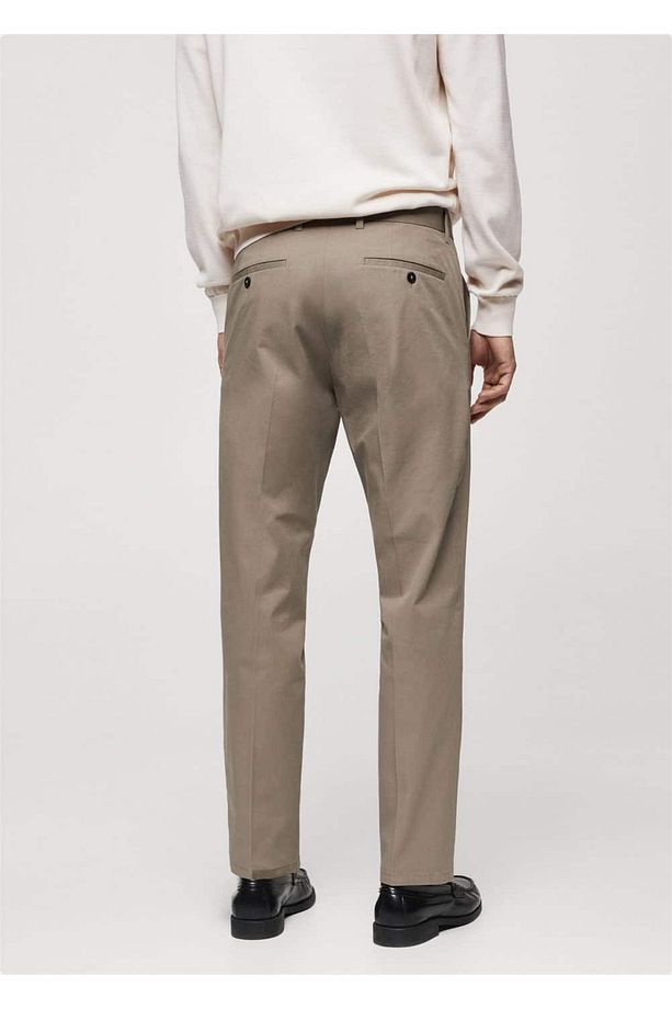 Regular fit pamuklu pantolon - 4