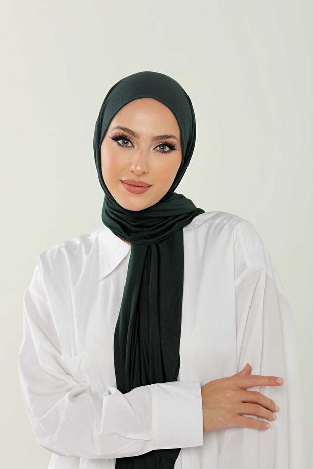 Emerald Luxury Combed Cotton Shawl - Women's Hijab Jersey Hijab Lycra Shawl