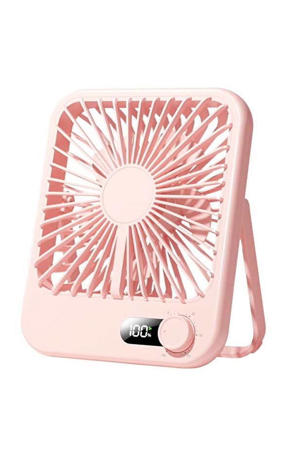 Taşınabilir Mini Fan katlanabilir şarj elektrikli Ayarlanabilir Güç Modu tuşlu - 7