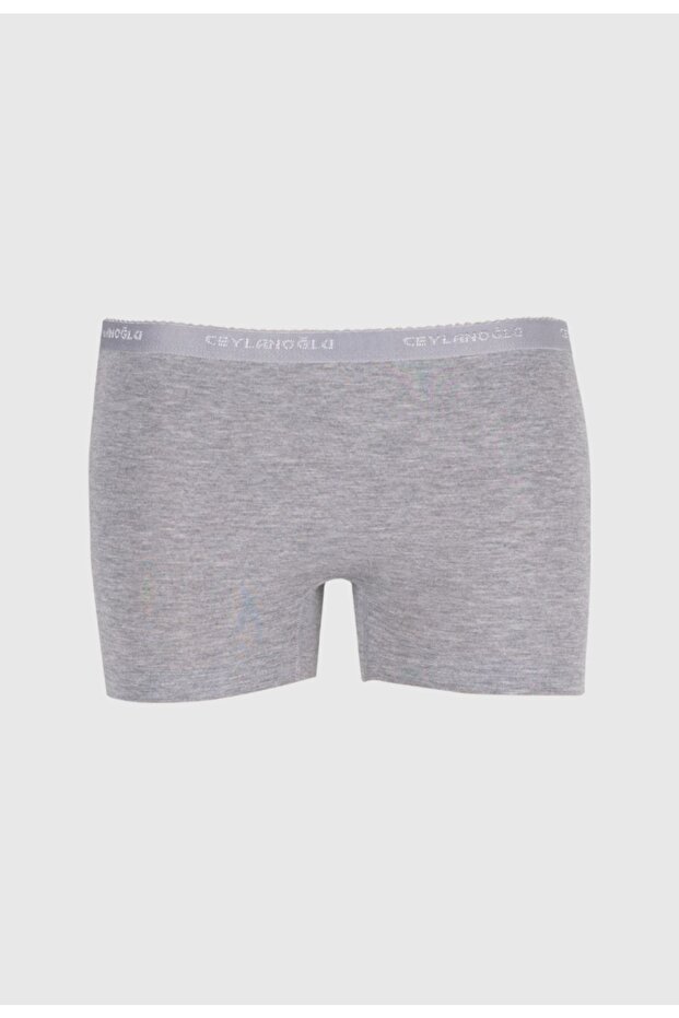 Kadın Siyah Likralı Mini Şort Tayt - 2