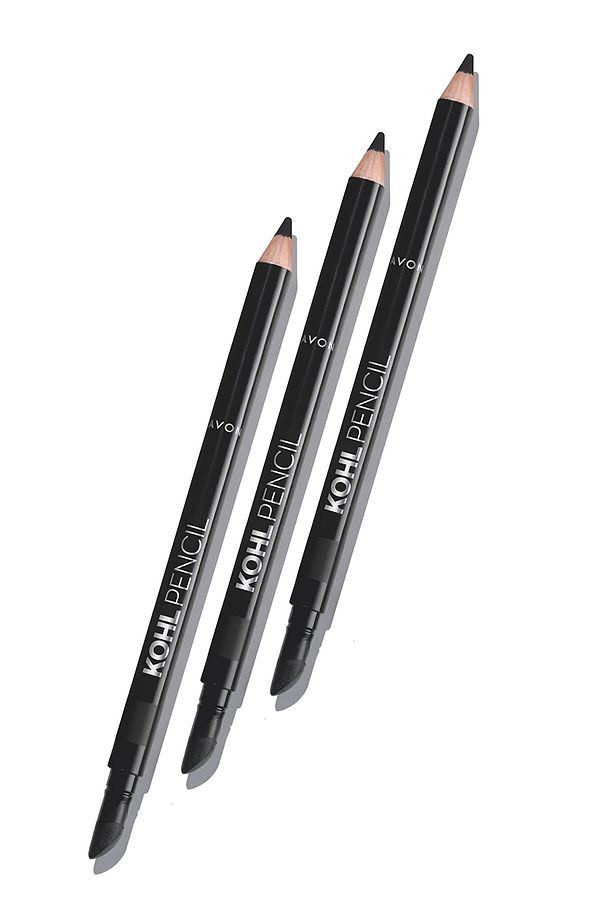 Kohl Sünger Uçlu Suya Dayanıklı Göz Kalemi True Black Üçlü Set - 1