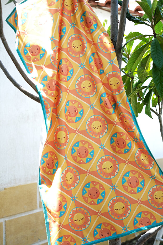 Digitally Printed 65X130 Fiberrope Children's Beach Towel