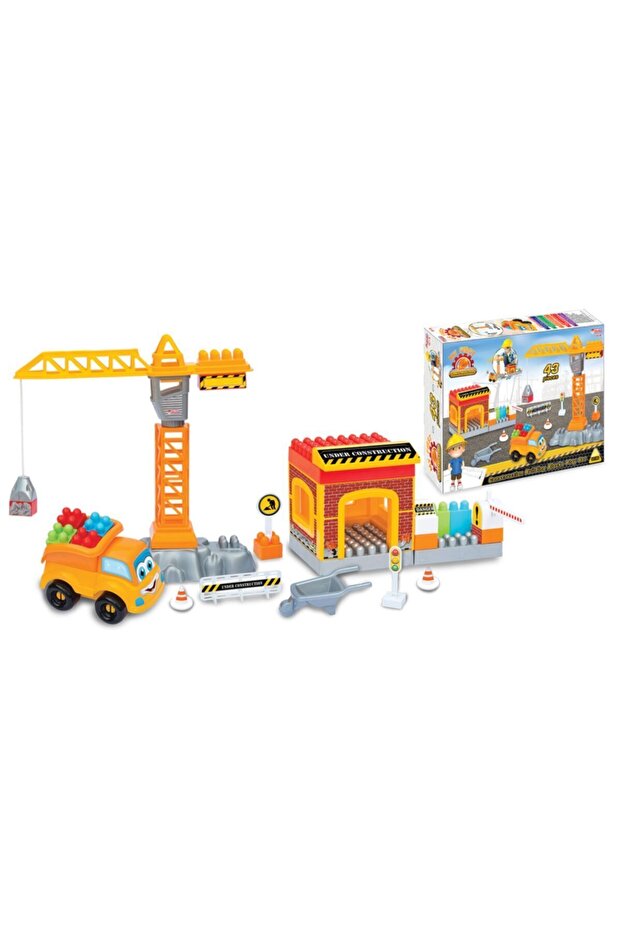 Unisex Children's My First Construction Educational Block Play Set 43 Pieces 03160