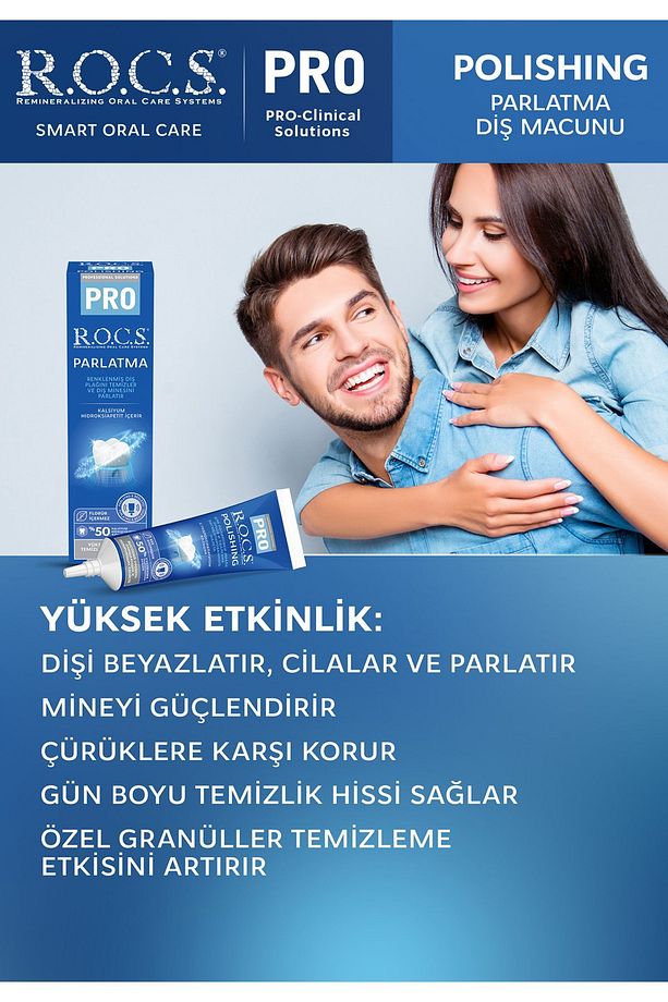 R.o.c.s Pro - Diş Parlatma Macunu (35g) - 3
