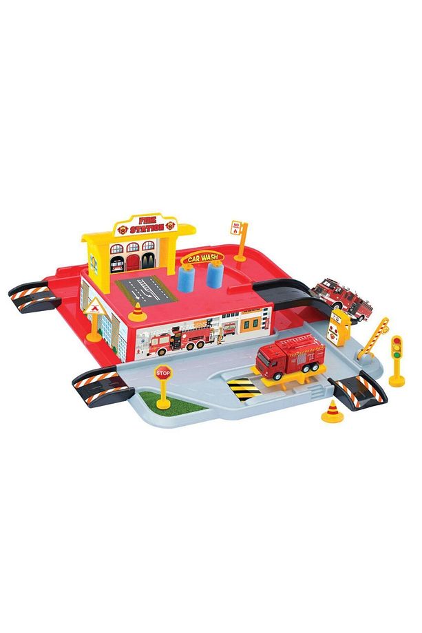 Itfaiye Garaj Seti - Otopark Seti - Araba Seti - Hotwheels Seti - Istasyon - 3
