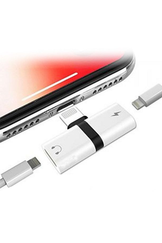 Iphone Kulaklık Ve Şarj Dönüştürücü 7.8.x.7plus.8plus Vs... (İKİ TARAFIDA LIGHTNİNG GİRİŞTİR) - 1