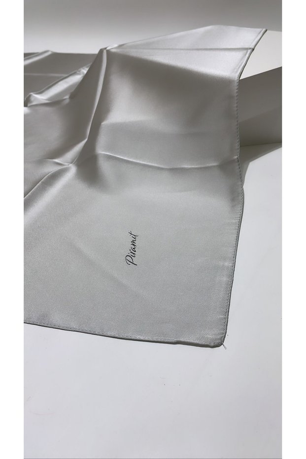 Scarf - New Product Gold Scarf Solid Color Whether Evening Dress or Daily Use Hijab Wear (Grey)