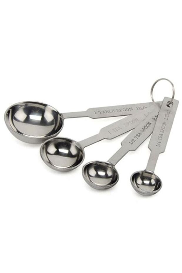 Metal Tiny Measuring Spoons Scale Set Set of 4 B5013 - 1