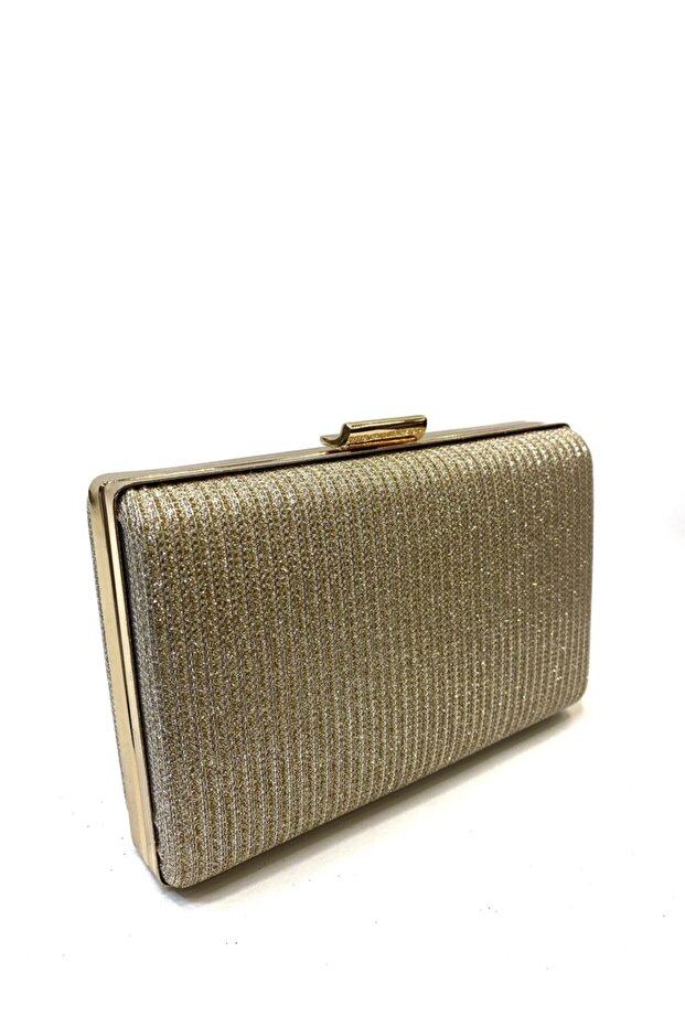 Gold Armor Glitter Women's Evening Dress Bag