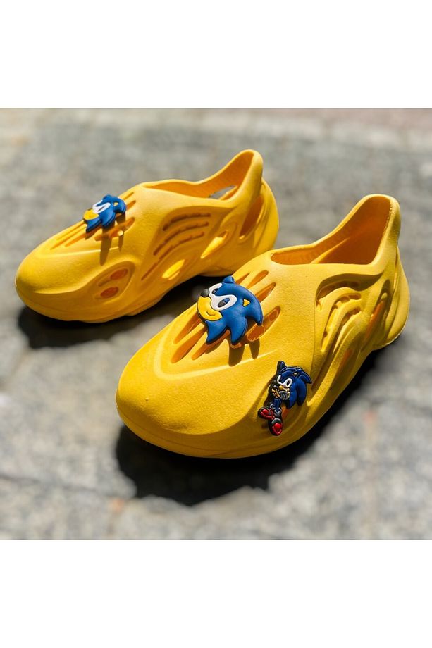 Sonic Desenli Eva Kaydırmaz Taban Bebek Ayakkabı- Çocuk Ayakkabı-okul Ayakkabı - 1