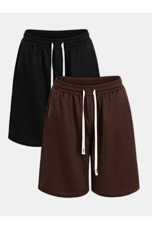 2 Pack Men's Combed Cotton Shorts