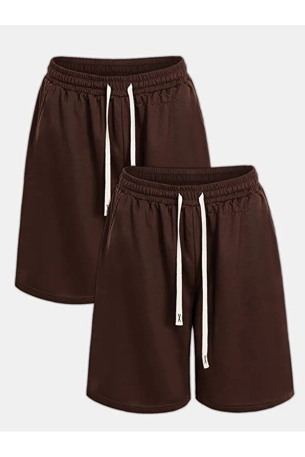 2 Pack Men's Combed Cotton Shorts