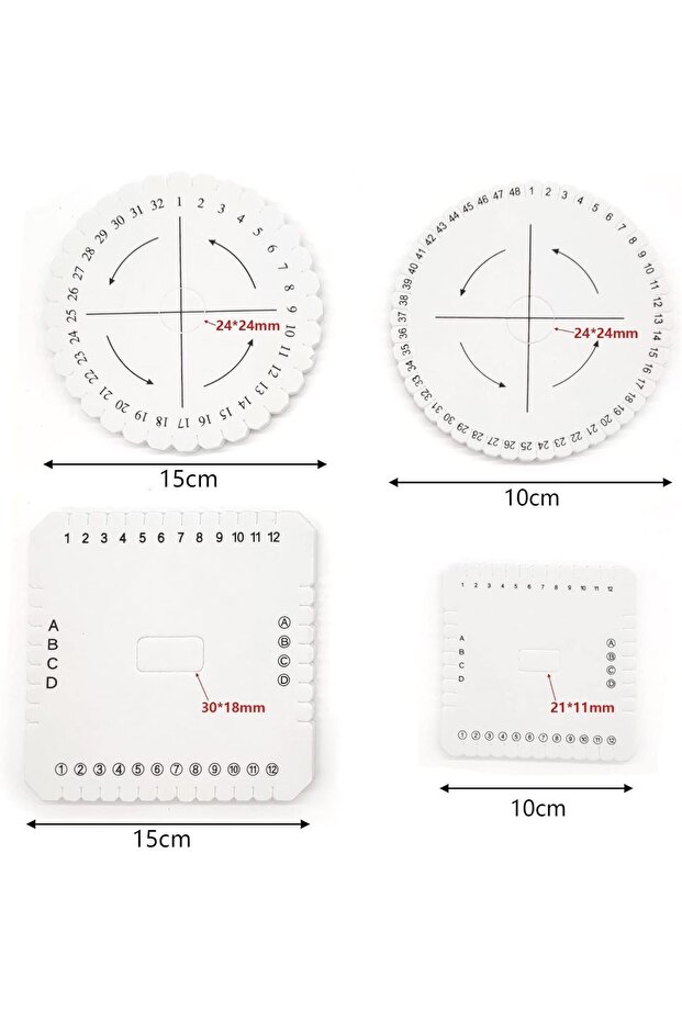 Kumihimo Disk - 4lü Set - 3