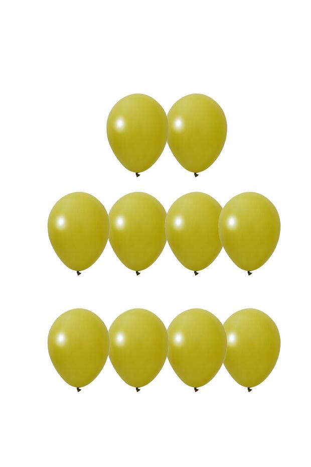 5 Inch Olive Green Mini Balloon 10 Pieces