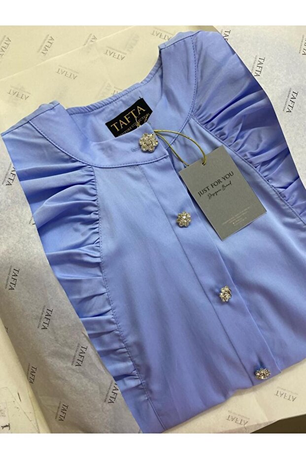 Bebe Mavisi Ahu Gömlek - 2