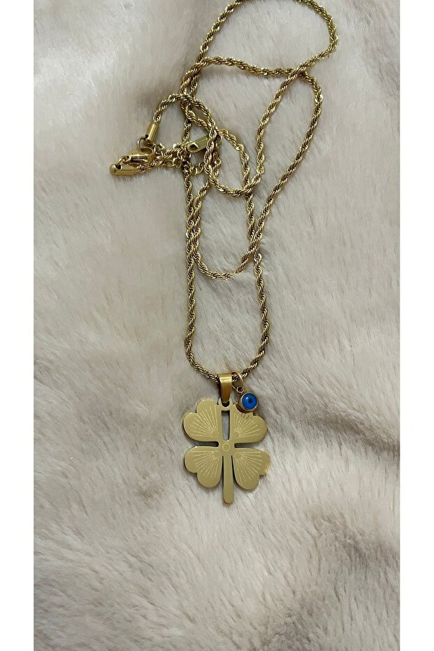 Yonca Kolye ( 67CM Gold ) - 3