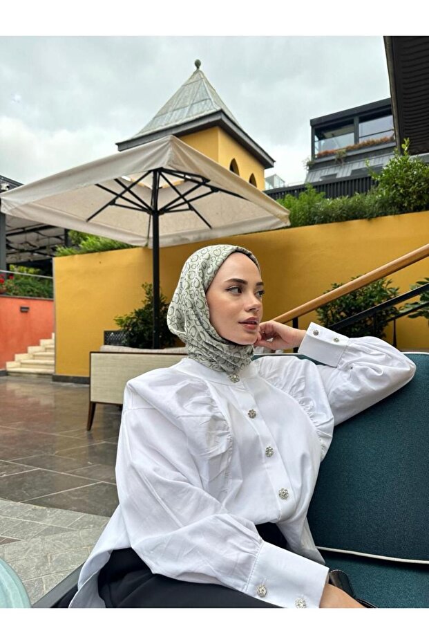 Beyaz Ahu Gömlek - 4