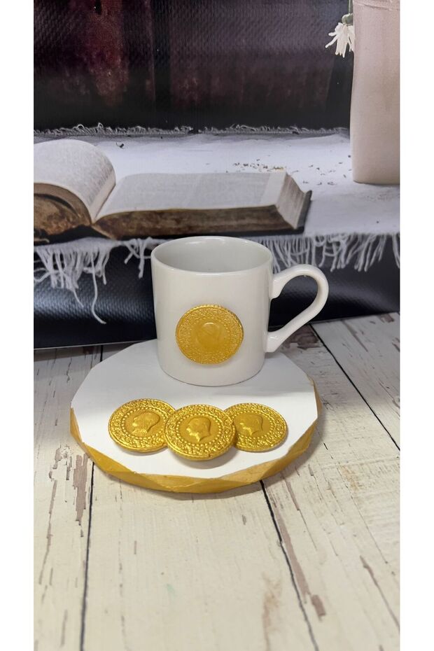 Gold Themed Design Cup Model