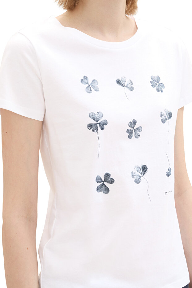 printed basic T-shirt - 5