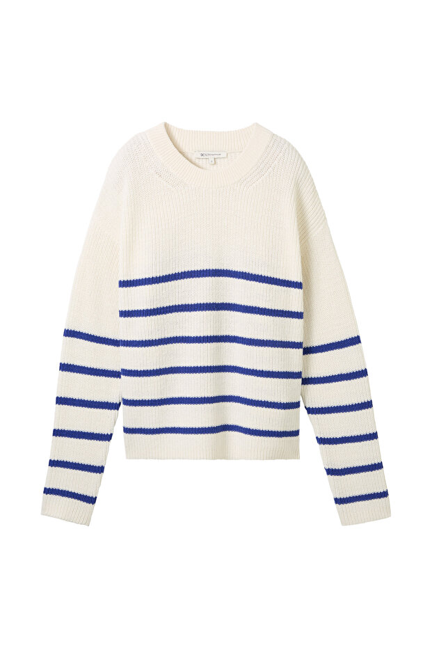 Gestreifter Pullover - 5