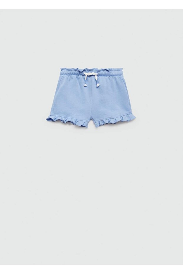 Beli Elastik Fırfırlı Şort - 1