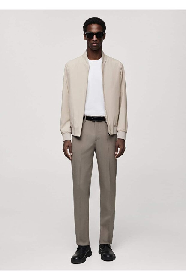 Streç su itici bomber ceket - 2