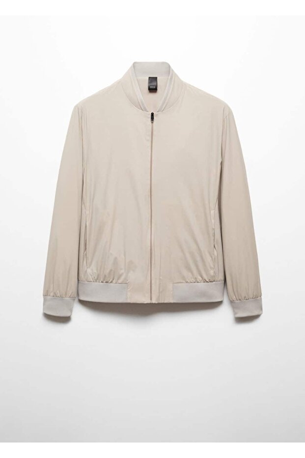 Streç su itici bomber ceket - 3