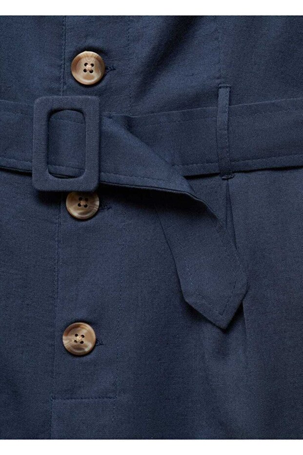 Düğmeli kısa tulum - 6