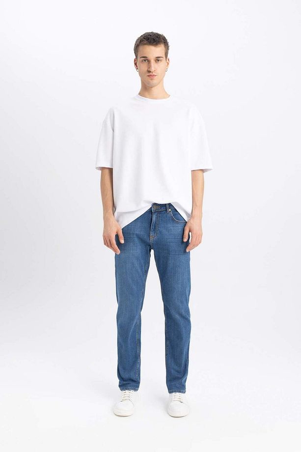 Sergio Regular Fit Normal Kalıp Normal Bel Boru Paça Jean Pantolon A6948ax23au - 3