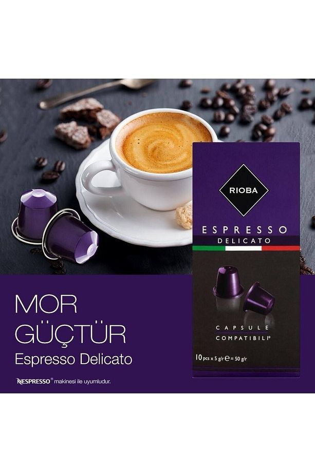 Kapsül Kahve Espresso Delicato 11adet Kapsül Kahve Espresso Ve Kakaonun Harmonisi - 2