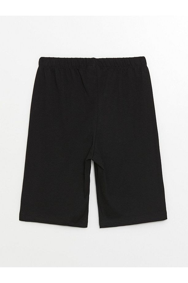 LCW Kids Bisiklet Yaka Baskılı Kısa Kollu Erkek Çocuk Şortlu Pijama Takımı - 5
