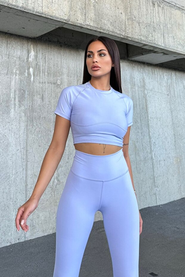 Fitness plave helanke - 6