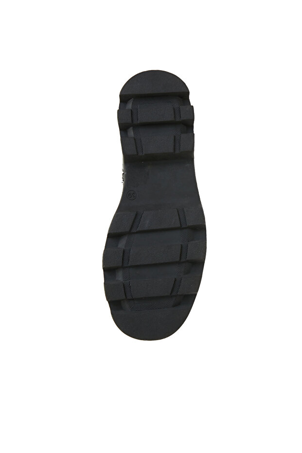 Siyah Kadın Deri Bot - 5