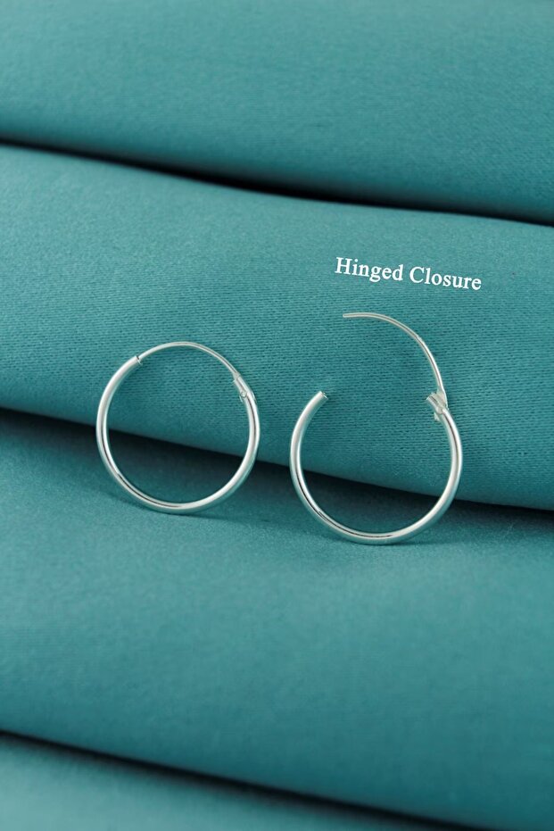 Halka gümüş set 5 çift - 3