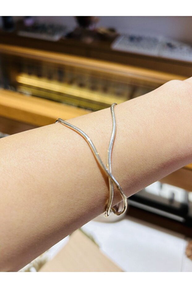 2'li Gümüş Bilezik - 1