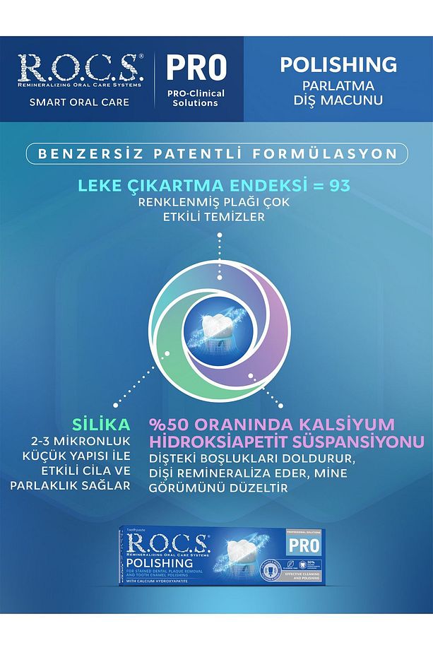 R.o.c.s Pro - Diş Parlatma Macunu (35g) - 2