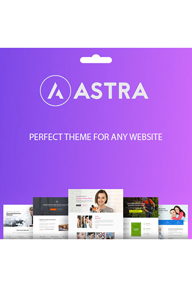 Astra Pro Popüler WordPress Teması - 1