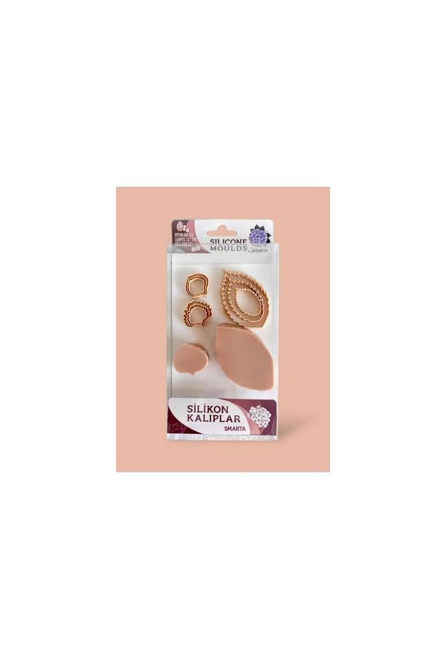 Model Hamuru Silikon Kalıp - Çiçekler - Ortanca Kesici ve Damarlayıcı Seti SK1013075 - 1