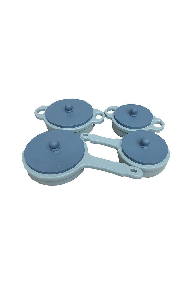 Yeşil Oyuncak Mutfak Ve Çaydanlık Tencere Tava Seti ( 1 Led ) - 3