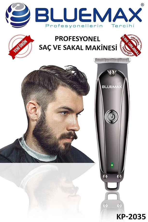 Farklı Başlıklara Sahip Keskin Bıçaklı Profesyonel  Saç Sakal Kesme Tıraş Makinesi - 3