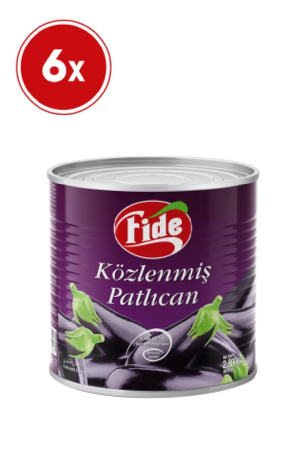 Közlenmiş Patlıcan 6 X 2500 G